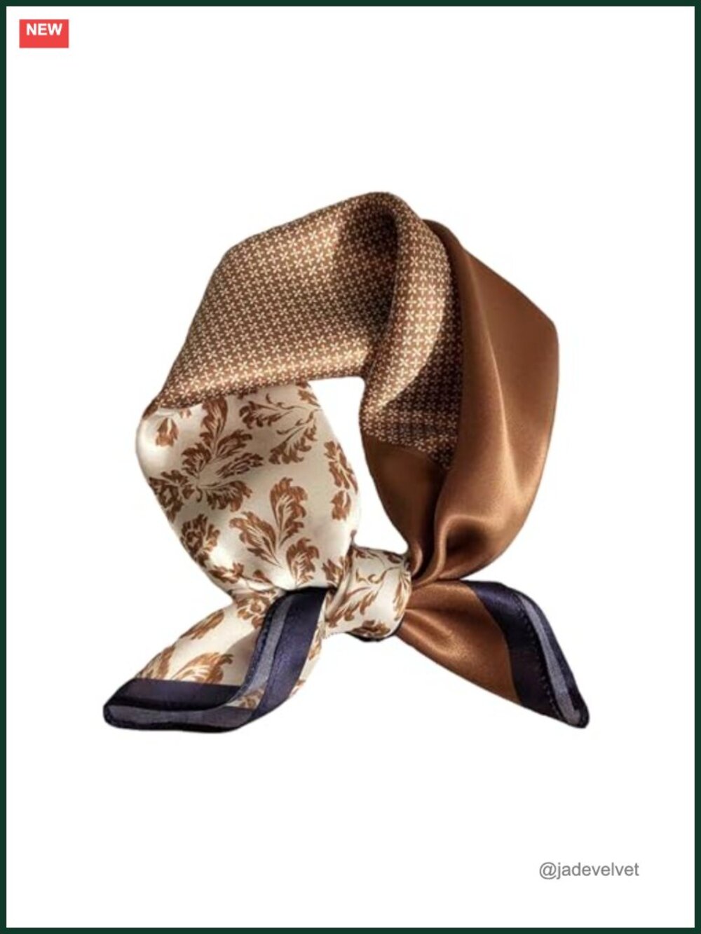 100% Mulberry Silk Square Scarf Women 21 inch Neckerchief Headscarf